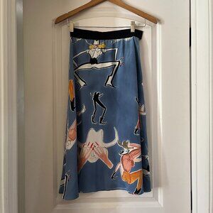 Rachel Comey Silk Cowgirl Skirt